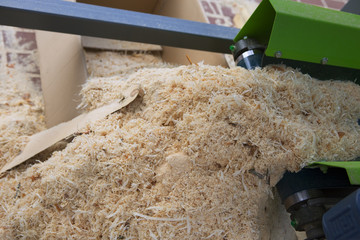 Woodworking the Machine Tool, Wood factory. Wood Shavings