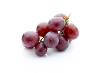 Grape on the white background. Fresh  berry.