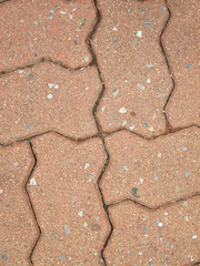 Obraz premium Background orange brick walkway