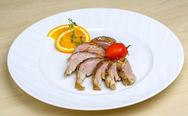 Roasted duck breast