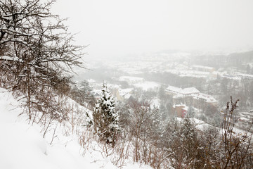 winter view of Jena
