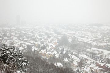 winter view of Jena
