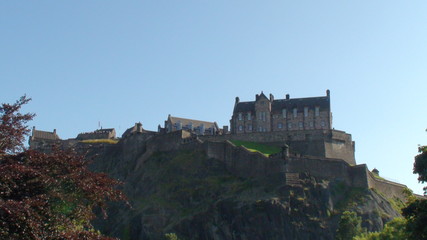 Obraz premium Edinburgh mit Blick auf Edinburgh Castle