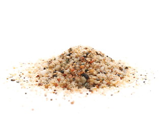 pile sand isolated on white background,  with clipping path, design element