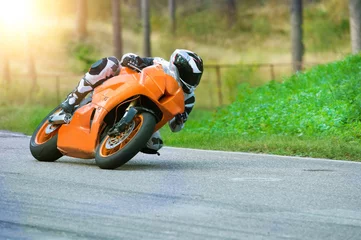 Photo sur Plexiglas Sport automobile Motorbike racing