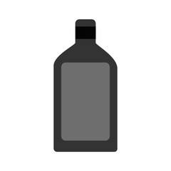 Shampoo bottle flat icon