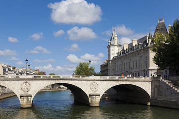 Bridge Saint-Michel, Paris, Ile-de-france, France