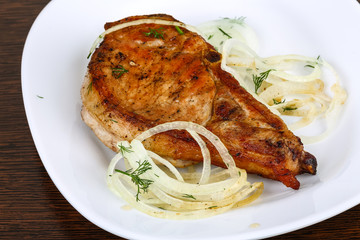 Grilled pork