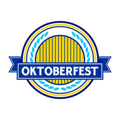 Oktoberfest Vintage Blue Yellow