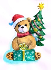 Акварельная иллюстрация 