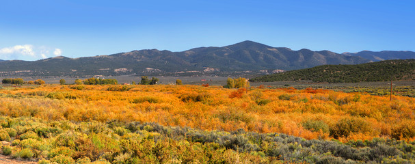 Beautiful landscape in autumn time