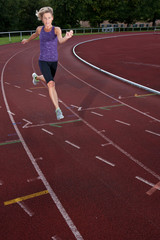 Obraz premium woman portrait doing sport