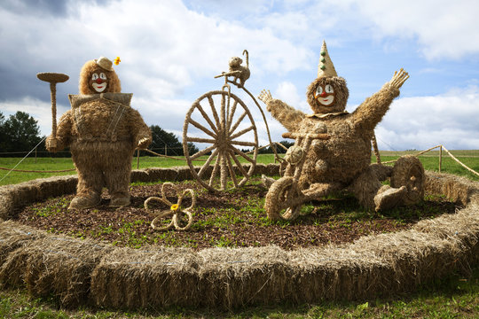 Strohskulptur