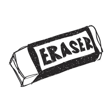 Simple Doodle Of An Eraser