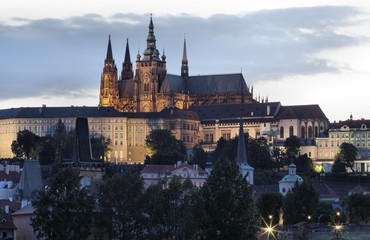 Fototapeta na wymiar Hradcany in Prague, Czech Republic