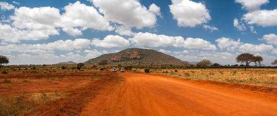 Landscape of Tsavo East, Kenya