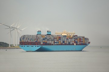 Huge Container Ship