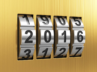 2016 Year combination lock