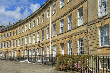 Obraz premium Houses Circus in Bath, Somerset, England