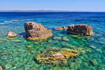 Fototapeta premium Sardinia - shore in San Pietro Isle, Italy
