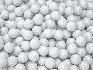 Golf ball background. Sport concept
