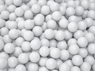 Poster de jardin Sports de balle Golf ball background. Sport concept