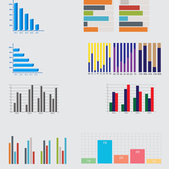 Infographic Elements. business diagrams and graphics