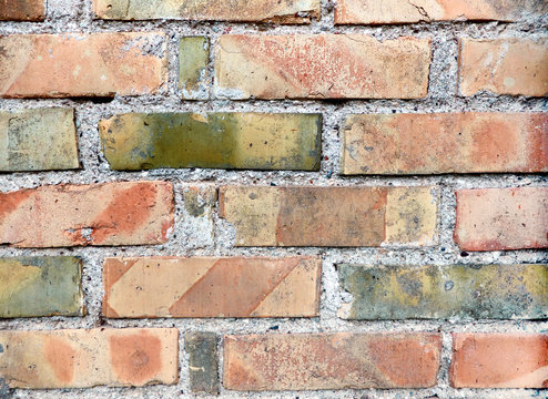 fragment of brick wall