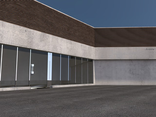  Business building 3D rendering