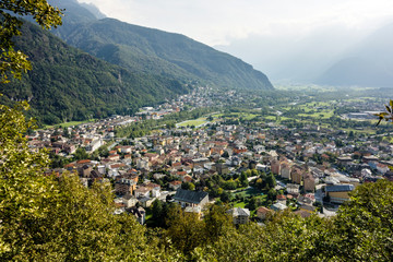 Fototapeta na wymiar Chiavenna, Italien