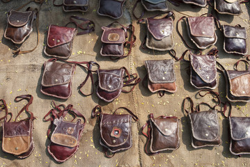 Bag handmade leather
