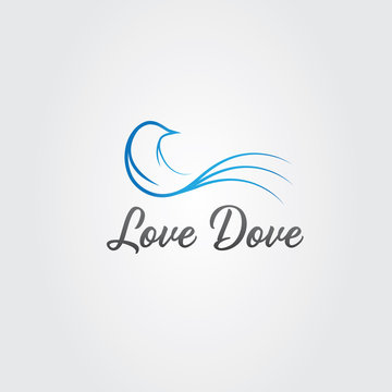 love dove vector design template