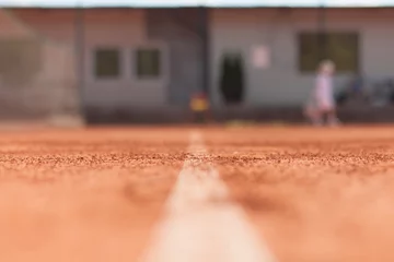 Wandaufkleber tennis court line © aerogondo