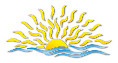 Logo sun and sea.