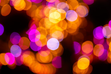 christmas  lights defocused background