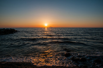 Sunset on Stromboli
