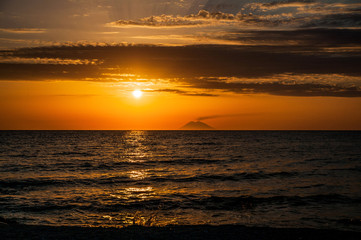 Sunset on Stromboli
