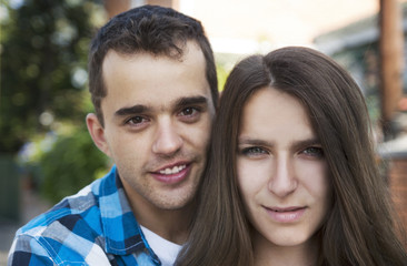 Fototapeta premium Young happy couple