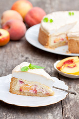 delicious homemade peach pie