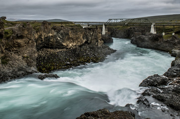 Piccole cascate islandese