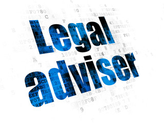 Law concept: Legal Adviser on Digital background