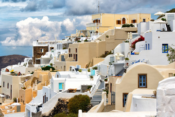 Fototapeta premium Classic Santorini scene, Greece
