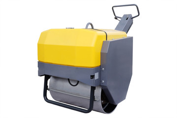 manual road repair machine isolated under the white background