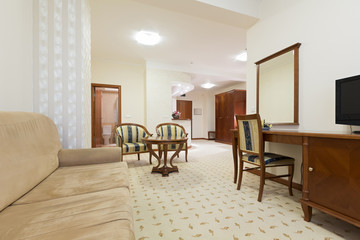 Interior of a hotel apartment