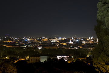 night view of Rome
