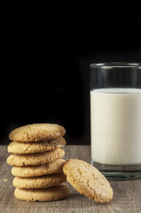 Galletas con leche