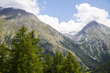 Fototapeta premium Saas-Fee Bergregion