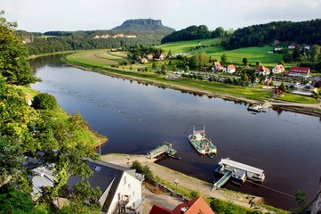 Kurort Rathen an der Elbe