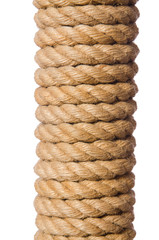 Rope isolated on the white background