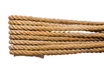 Rope isolated on the white background